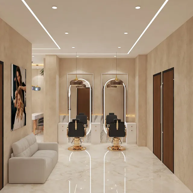 Ra Salon Interior Design Work